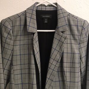 Halogen Gray Plaid Blazer